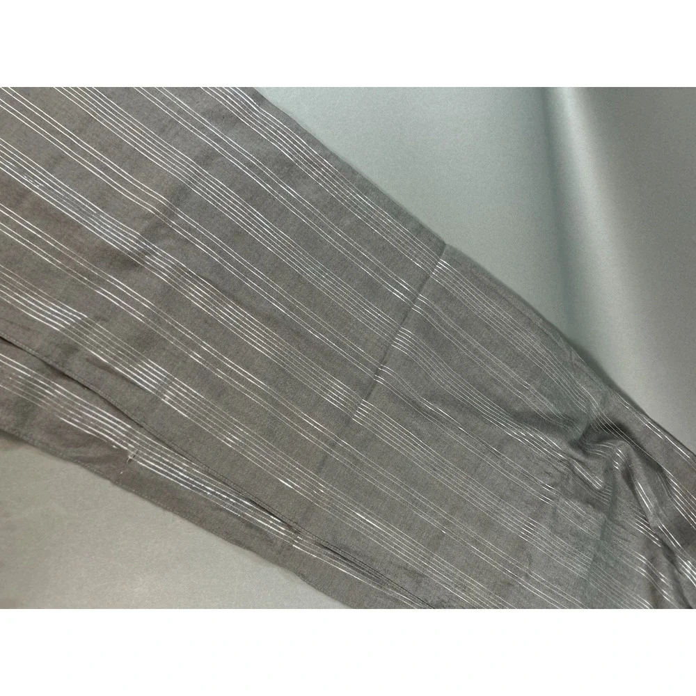 Lot of 4 Women's Fashion‎ Scarves Wraps Assorted Lightweight Fringe Sheer Gray